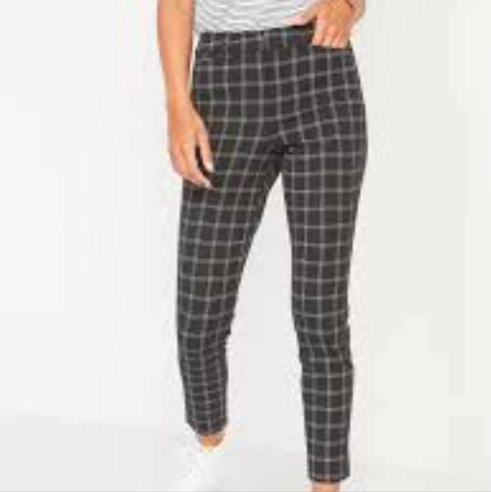 INC International Concepts Checkered Ankle Pants